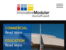 Tablet Screenshot of innovativemodular.com